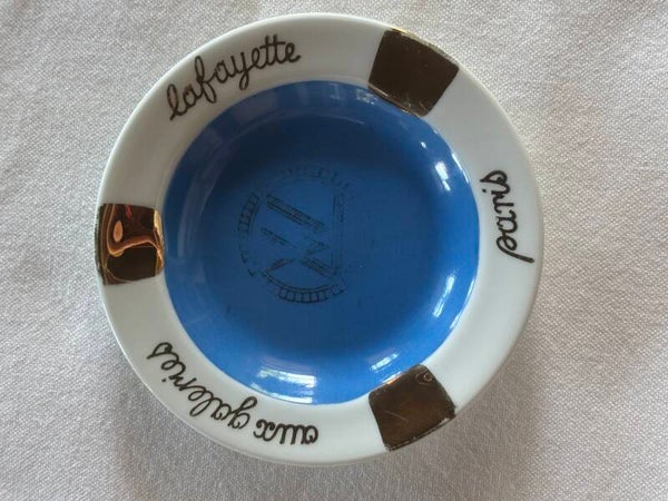 Vintage asbakje van Galeries Lafayette Paris - Vintage ashtray from Galeries Lafayette Paris