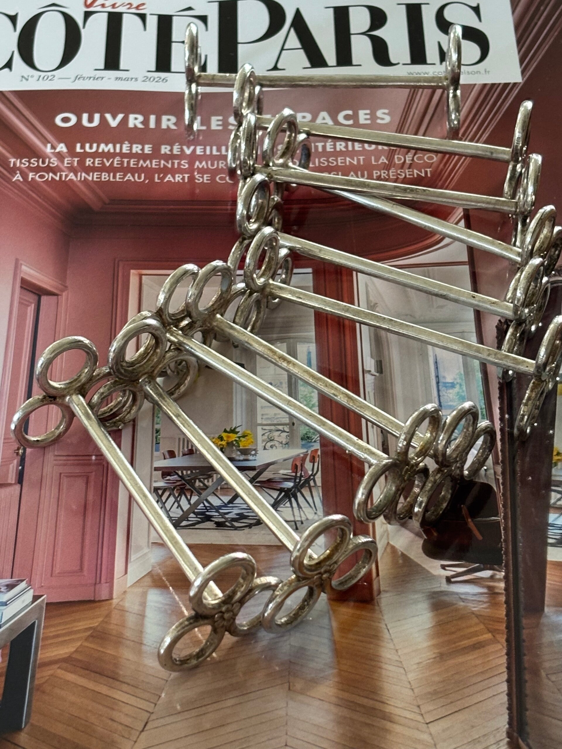 10 Verzilverde messenleggers - 10 Silver-plated knife rests