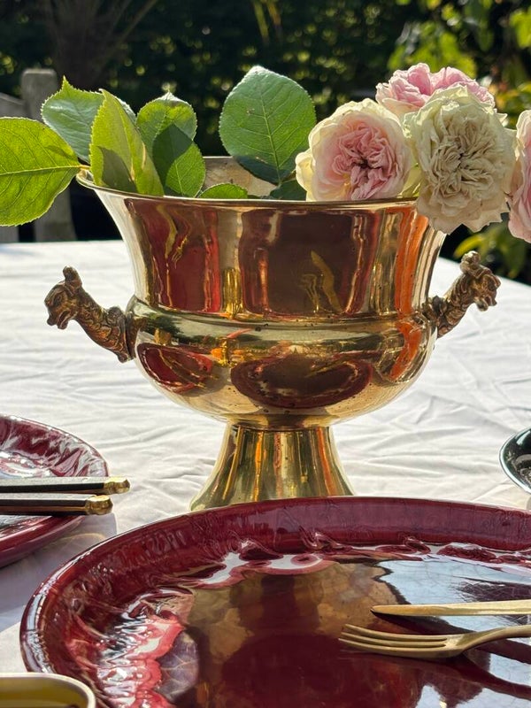 Koperen jardinière - Copper jardinière