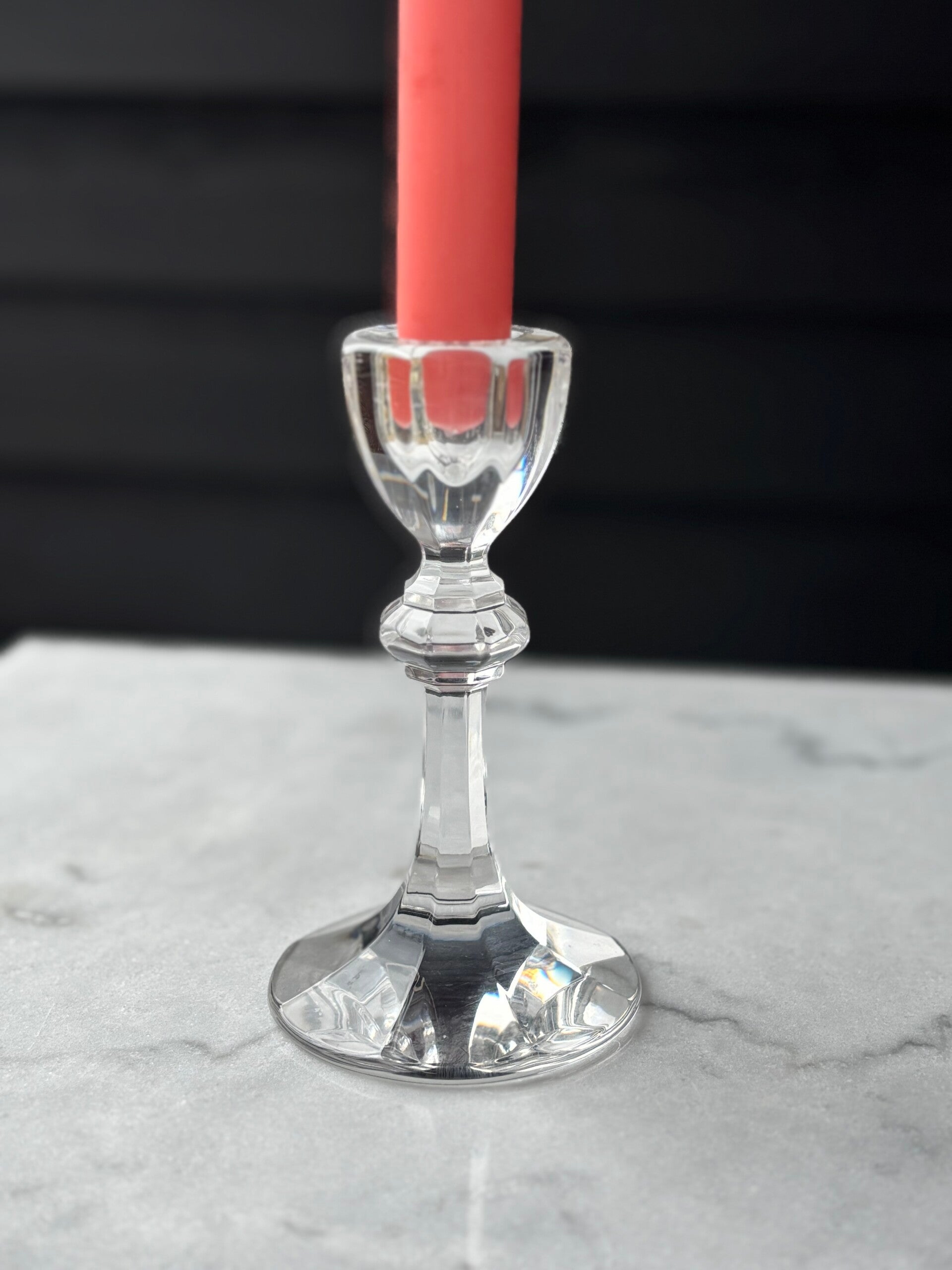Kristallen kandelaar van Villeroy & Boch - Crystal candlestick by Villeroy & Boch