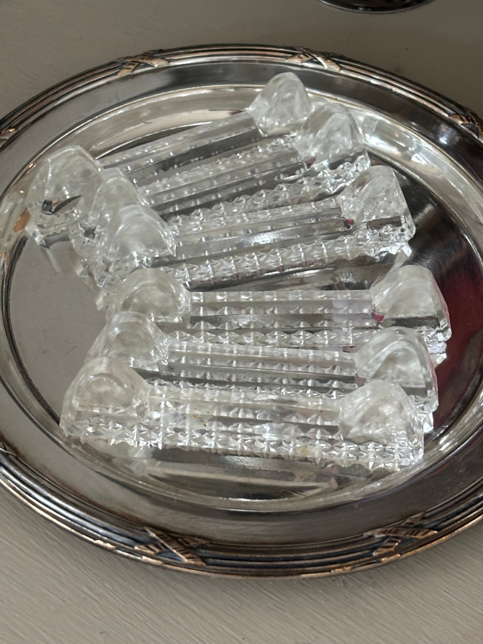 Set van 6 messenleggers - Set of 6 knife rests