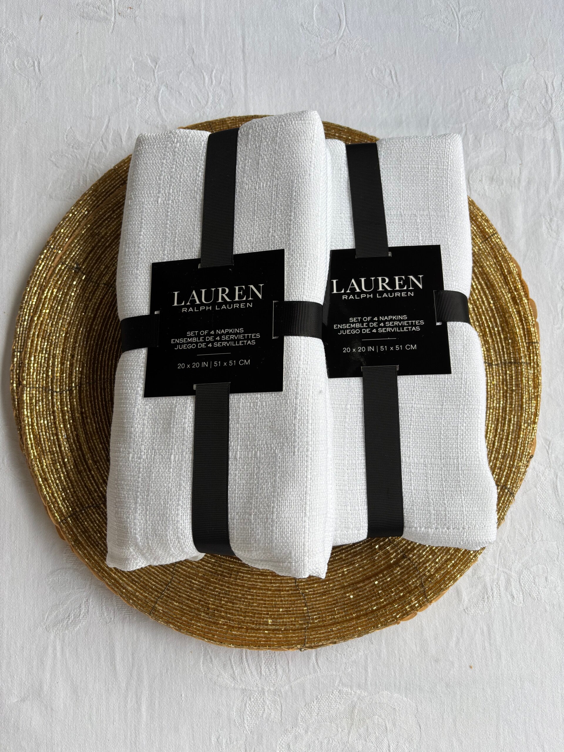 8 Servetten van Lauren – Ralph Lauren - 8 Napkins by Lauren – Ralph Lauren