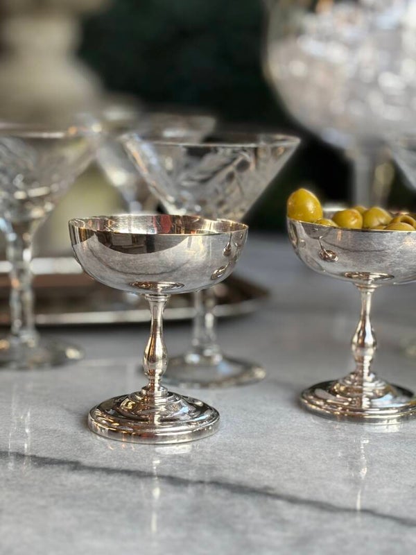 Verzilverde coupe - Silver-plated coupe