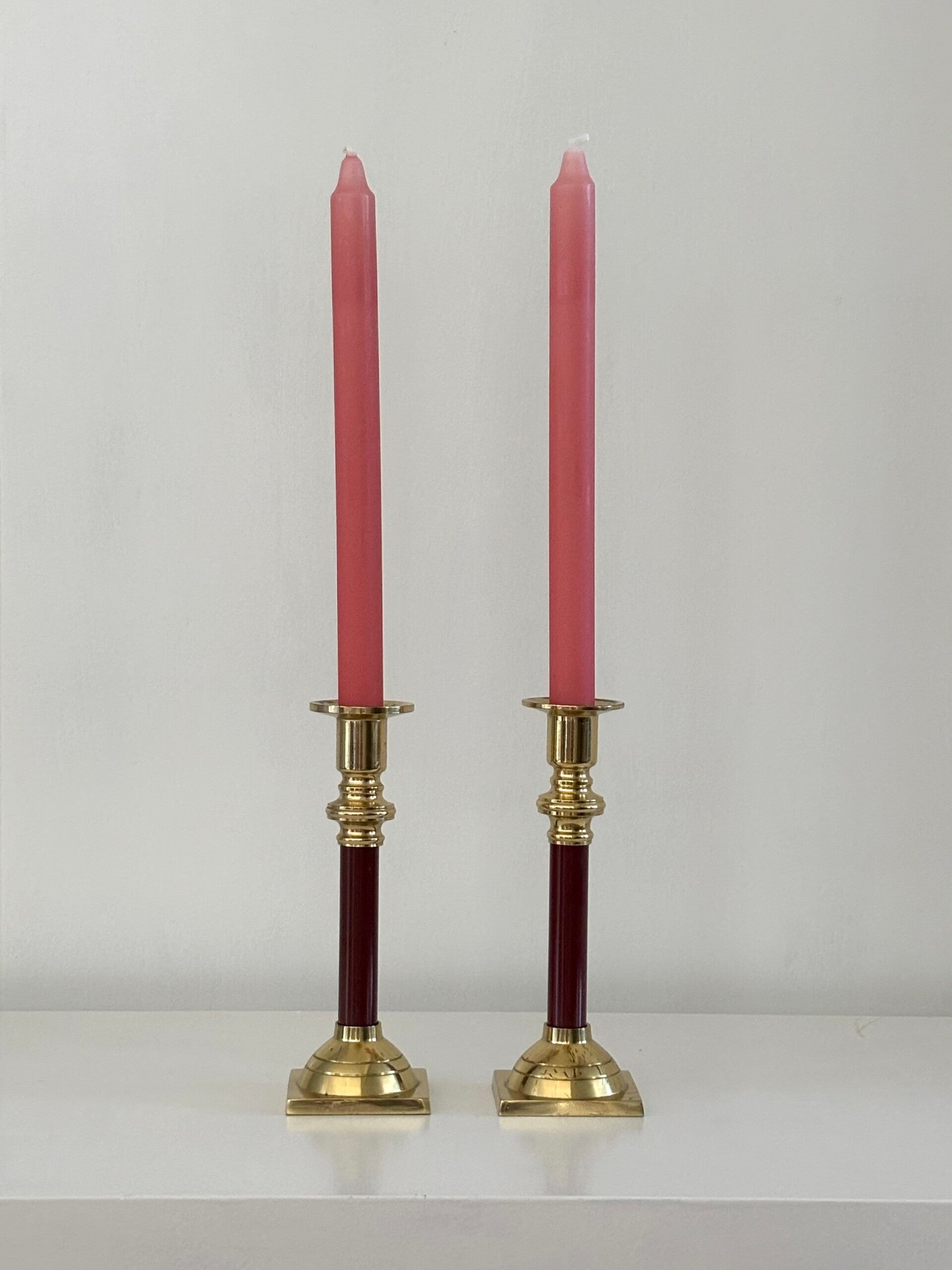 Set vintage kaarsenstandaards - Set of vintage candle holders