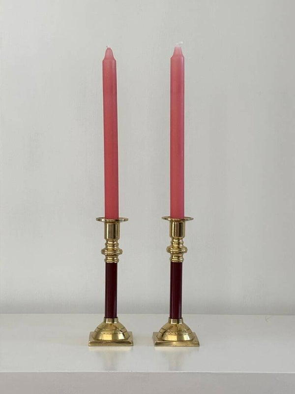 Set vintage kaarsenstandaards - Set of vintage candle holders