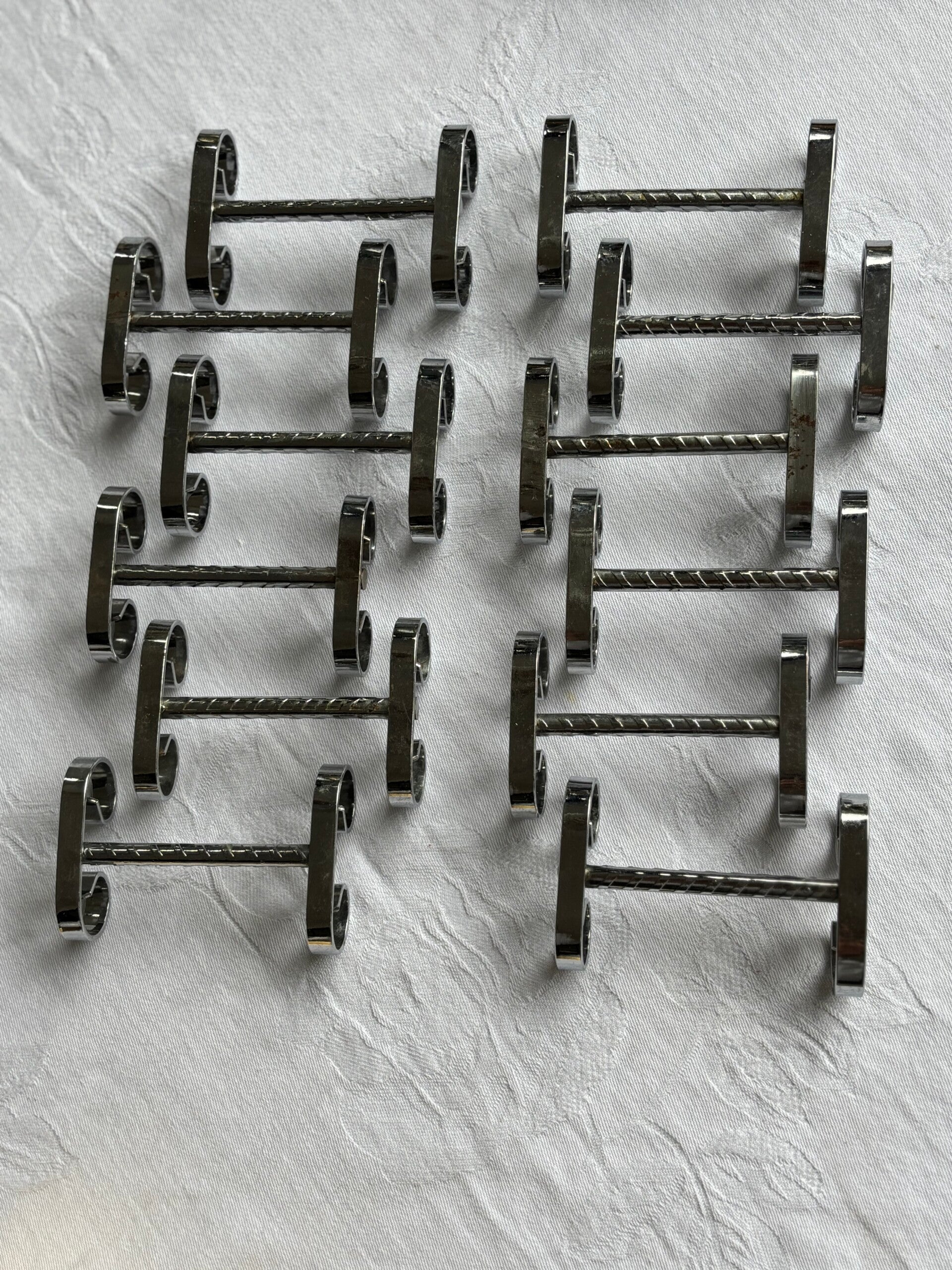 12 Franse vintage messenleggers - 12 French vintage knife rests