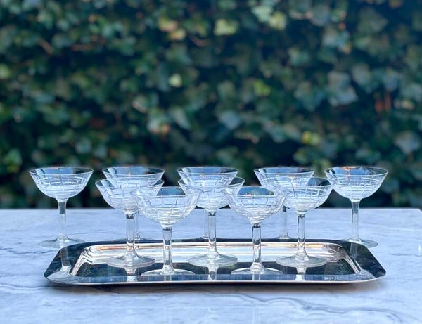 Set van 10 cocktailglazen - Set of 10 cocktail glasses
