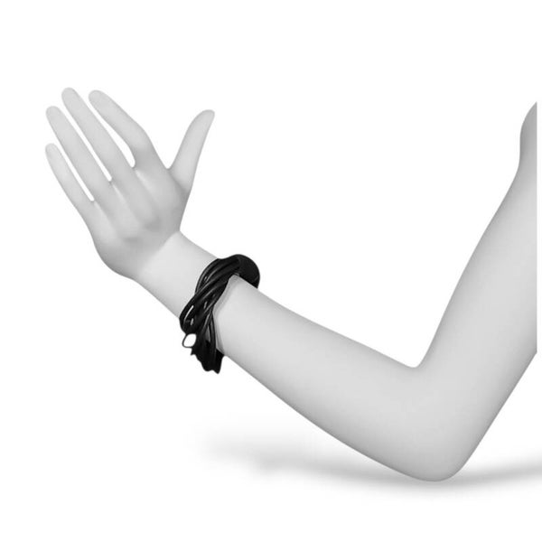 stylishes "rubber" Armband in schwarz