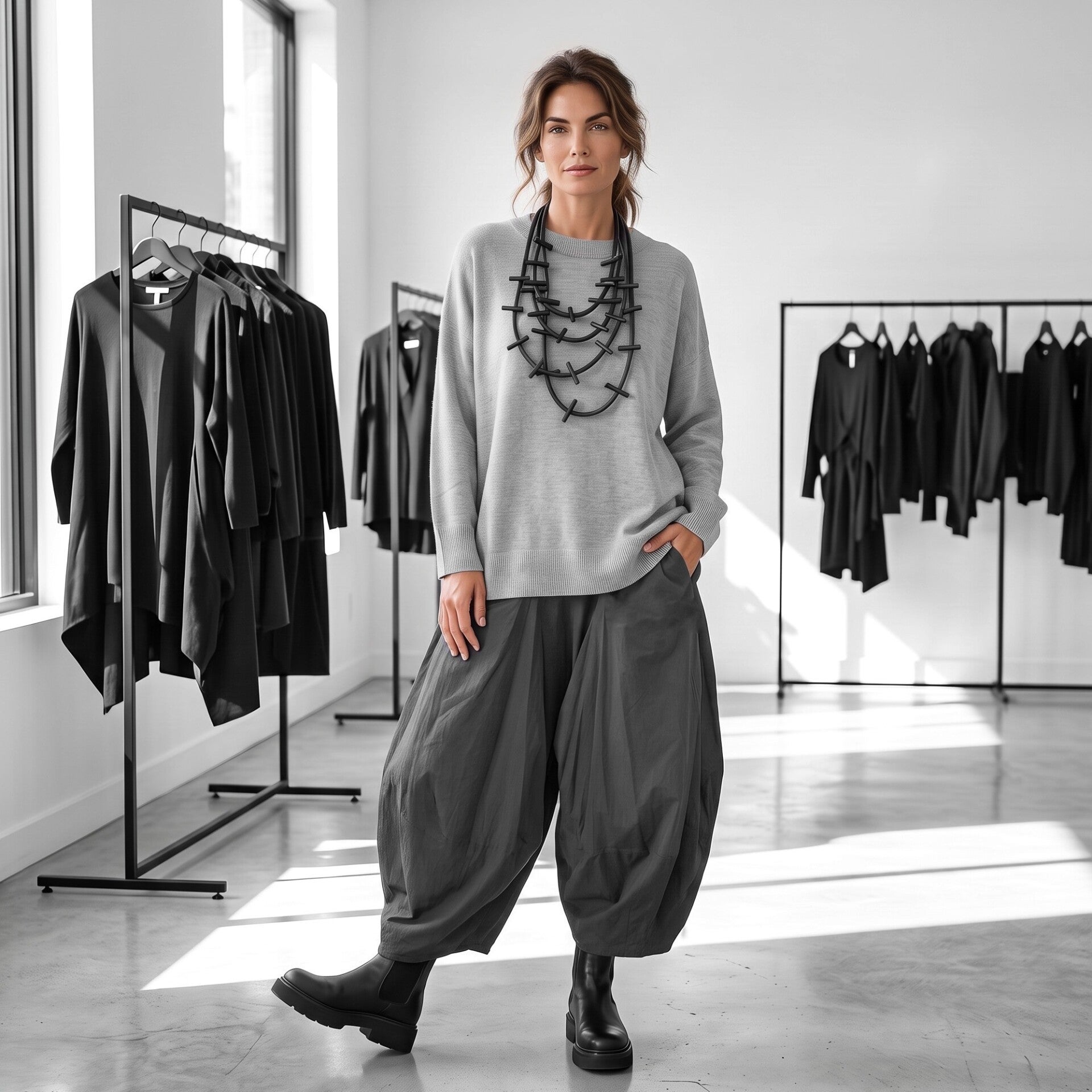 Basic Strick Pulli "Holly" in gemütlicher Kastenform - verschiedene Farben
