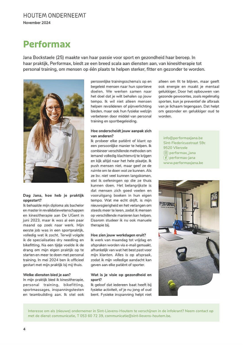 Infokrant van HOUTEM ONDERNEEMT - november 2024