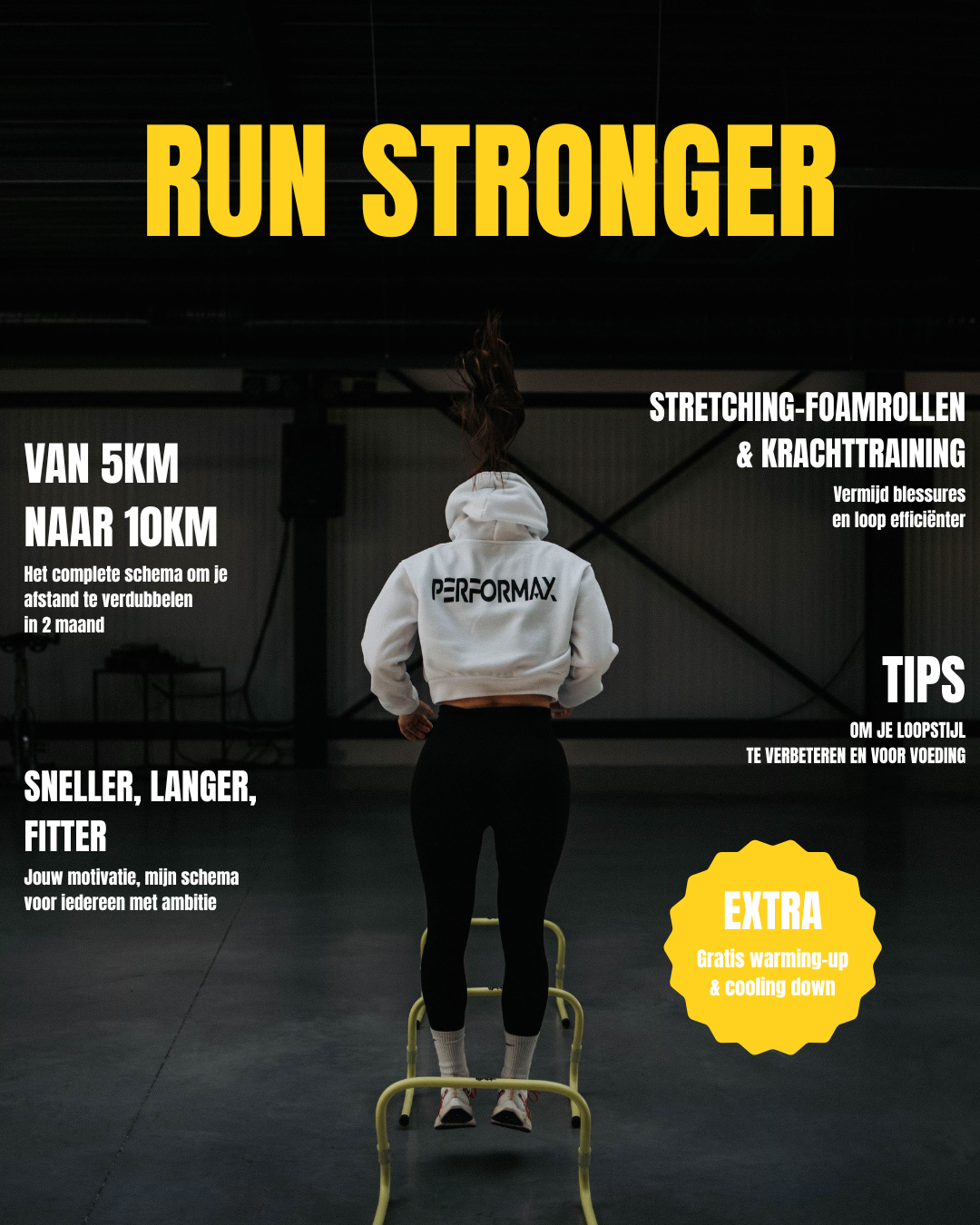 Een online oefenschema dat blessurepreventief werkt voor hardlopers