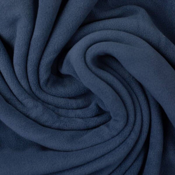 Micro-Fleece in jeansblau