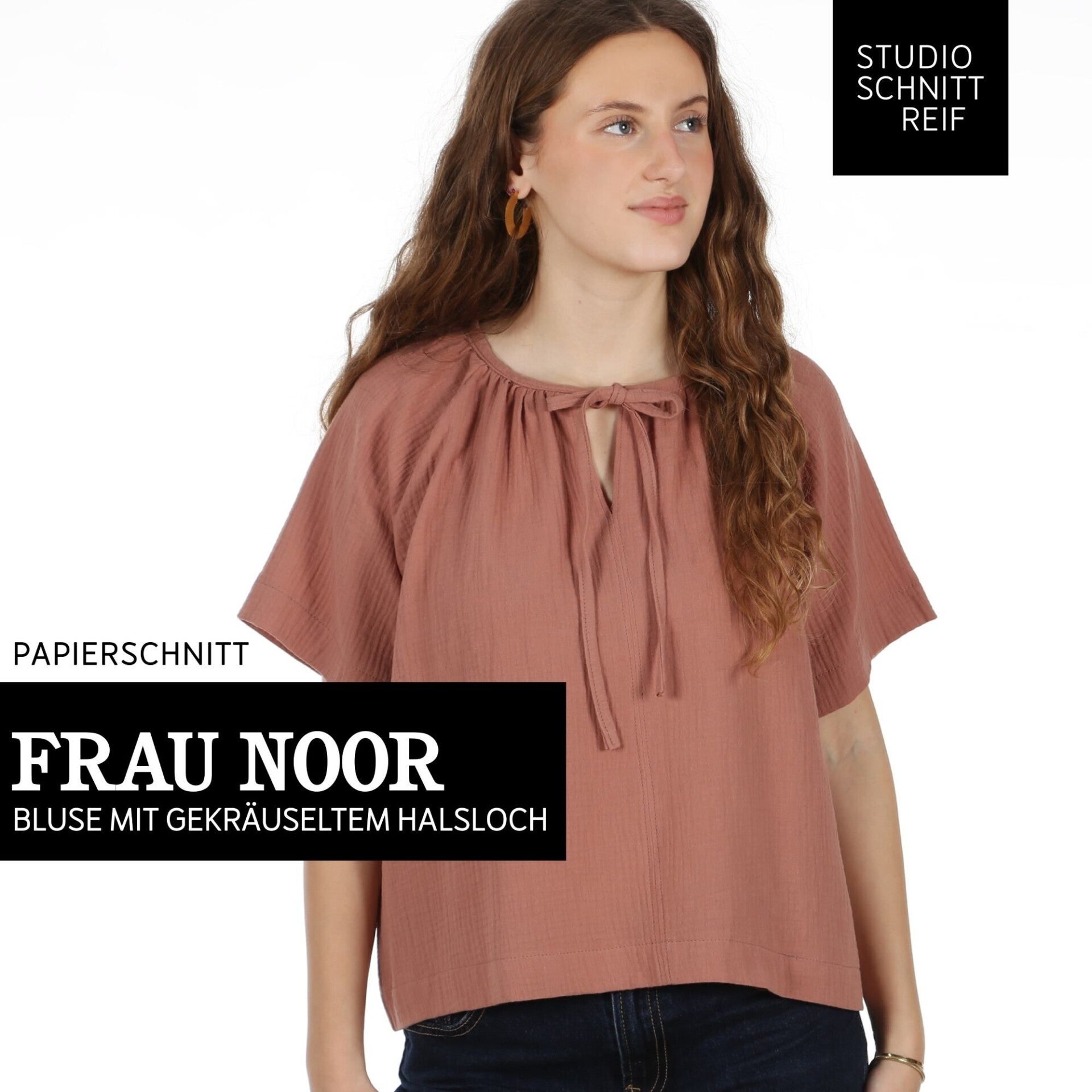 FRAU NOOR • Sommerbluse PAPIERSCHNITT von Studio-Schnittreif
