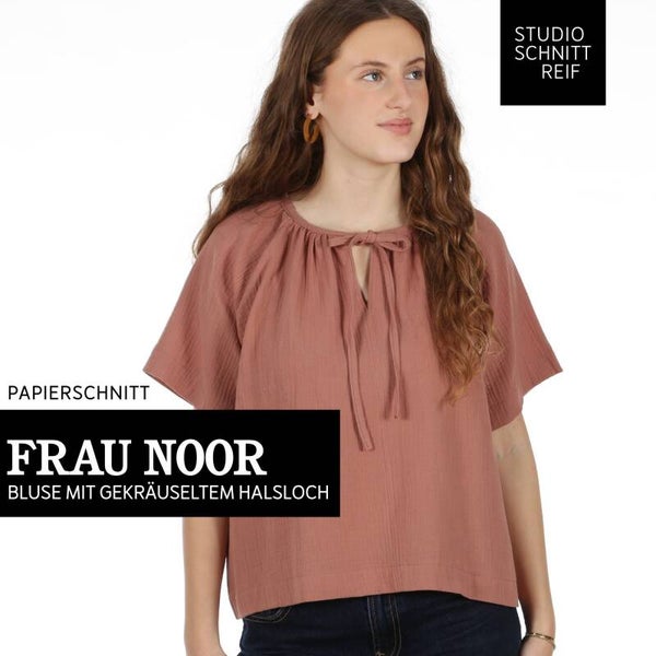 FRAU NOOR • Sommerbluse PAPIERSCHNITT von Studio-Schnittreif