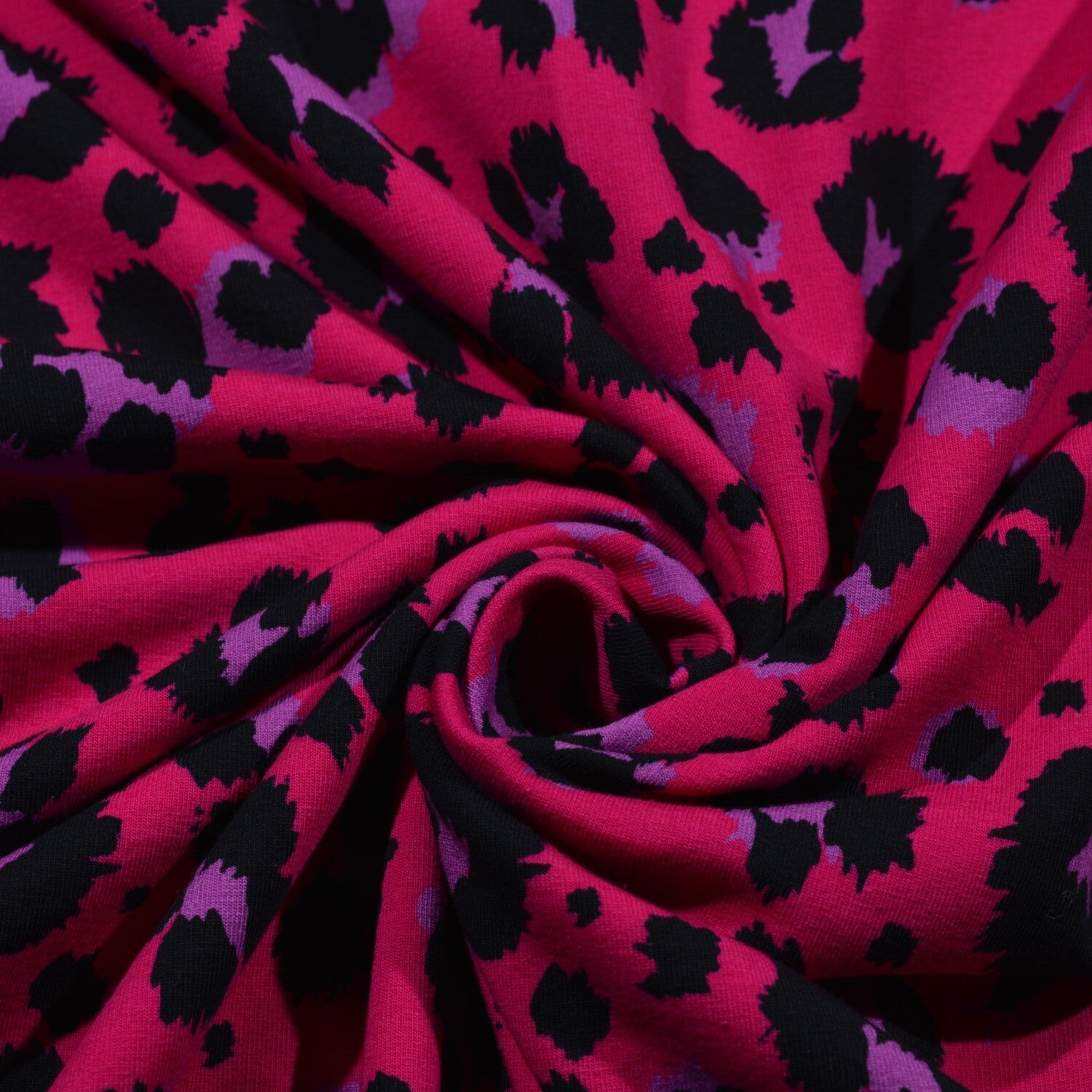 Wintersweat leicht angeraut Leo pink