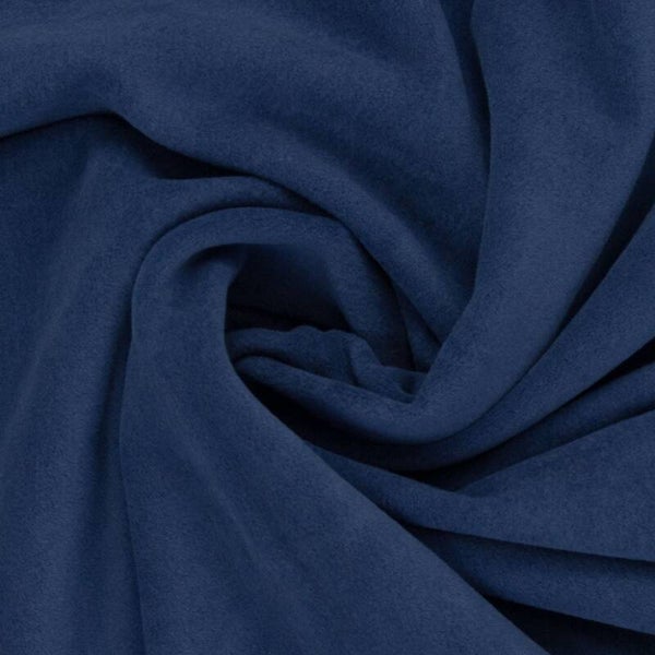 Baumwollfleece Blau