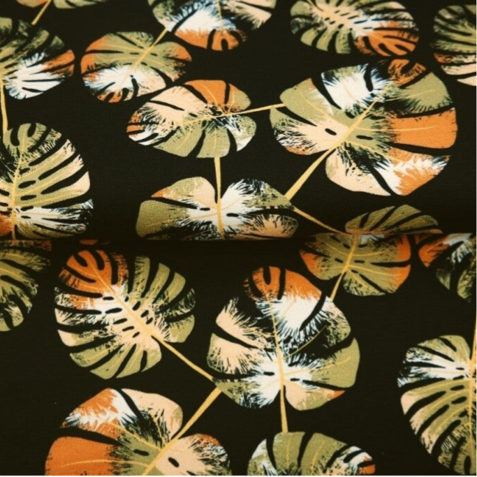 Baumwolljersey  ''Gradient Palms''