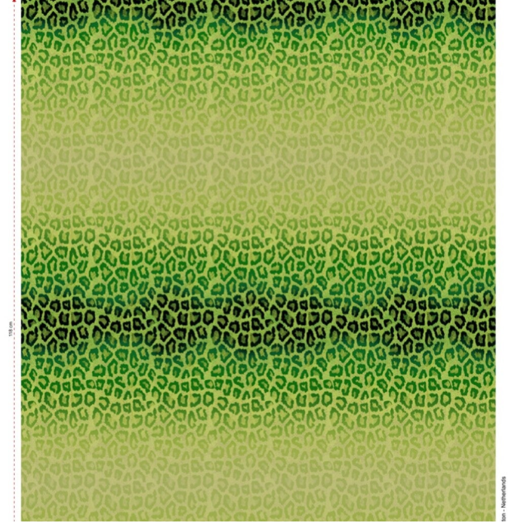 Jersey Gradient leopard grün