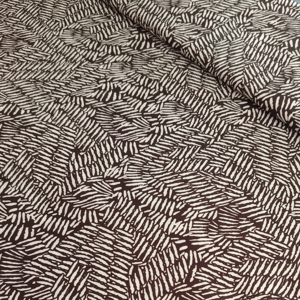 Viskosestoff Grafisch Braun
