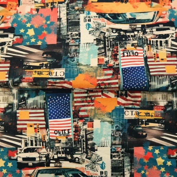 Baumwolljersey ''New York Taxi Cab''