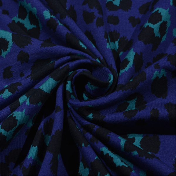 Wintersweat leicht angeraut Leo blau