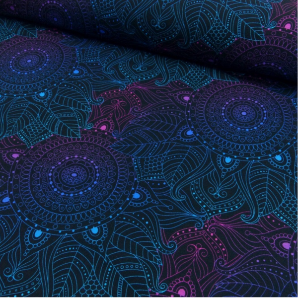 Baumwolljersey Mandala