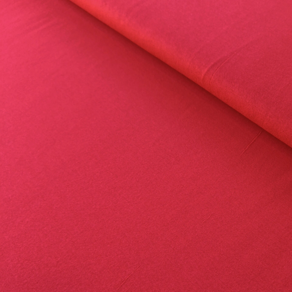 Viskosejersey Uni Rot