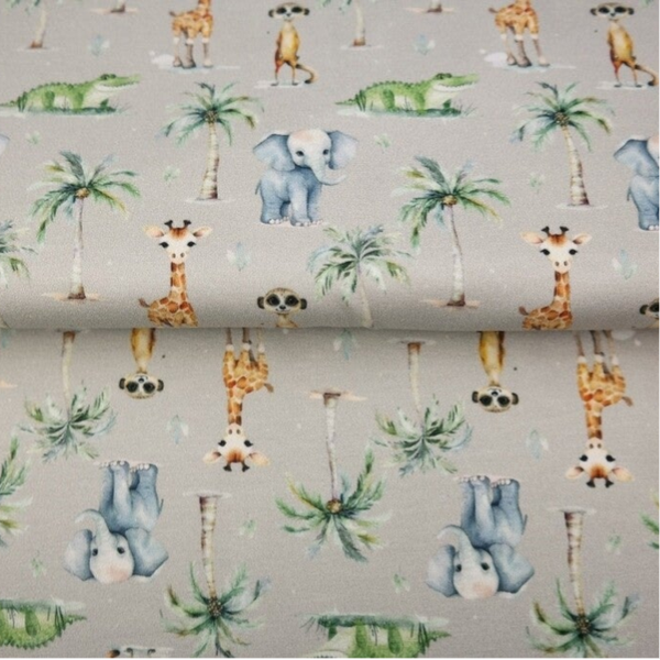 Baumwolljersey ''Safari Babies''
