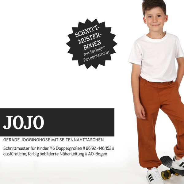 Jogginghose JOJO, Papierschnitt Studio-Schnittreif Kinder