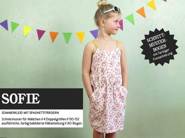 Sommerkleid SOFIE, Papierschnitt Studio-Schnittreif Kinder