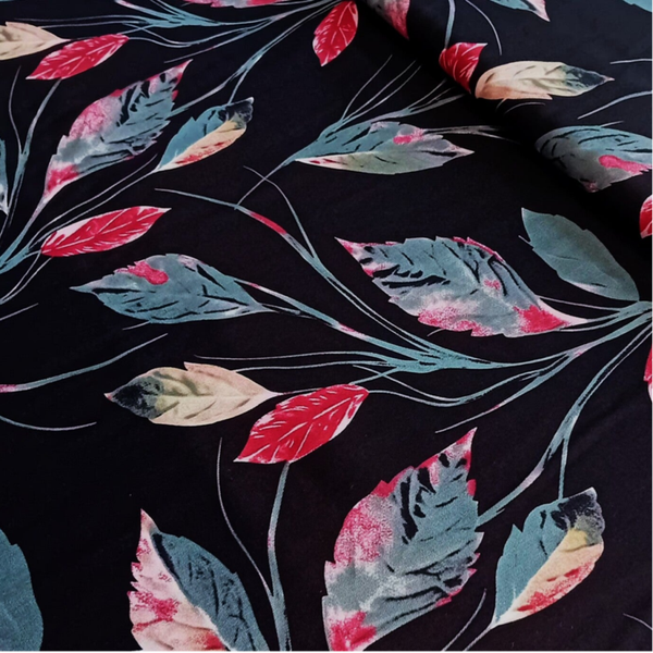 Viskosetwill leaves schwarz