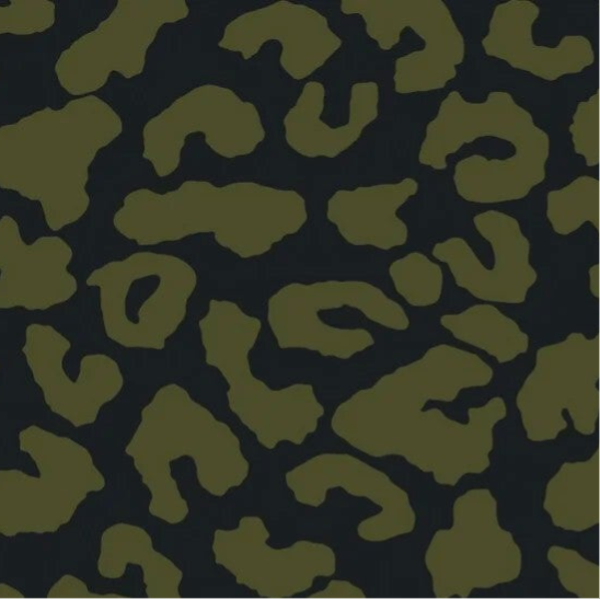 Viskosestoff Leo schwarz-oliv