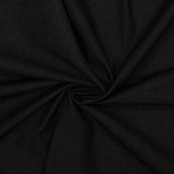 Jeansstoff schwarz – Querelastischer Denim Stoff