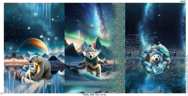 Panel Sommersweat Eisbären