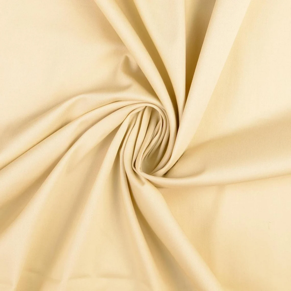 Baumwollsatin Stretch Sand