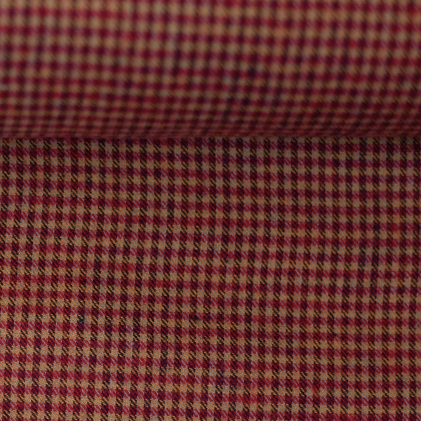 Flanell kariert terrakotta