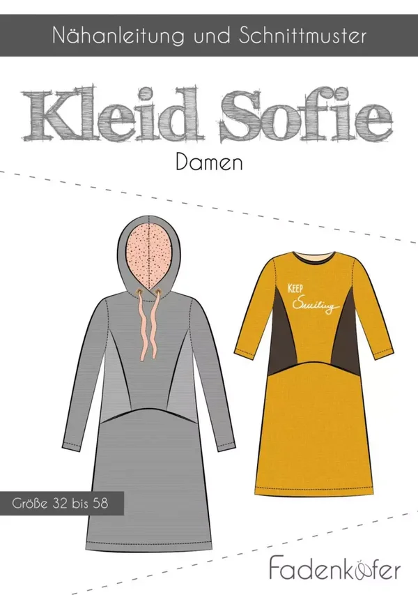 Schnittmuster Kleid Sofie Damen von Fadenkäfer