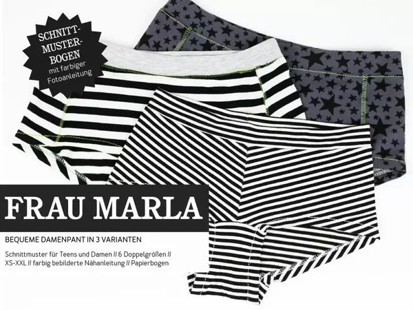 FRAU MARLA • Damenpants PAPIERSCHNITT von Studio-Schnittreif