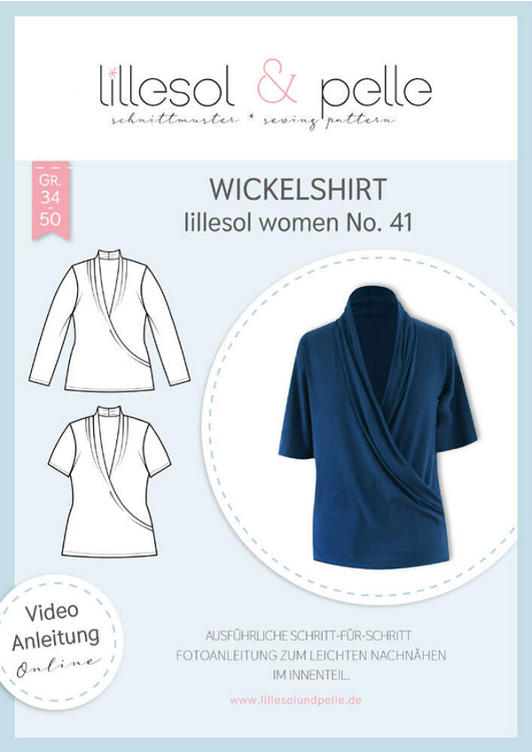 Lillesol&pelle Papierschnittmuster Wickelshirt lillesol women No. 41