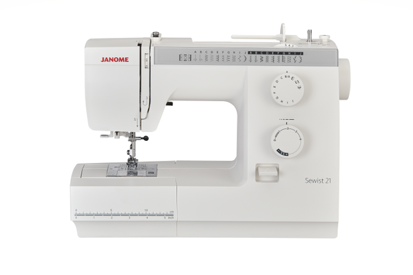 Janome Sewist 21 – klassische mechanische Nähmaschine für Einsteiger & Hobbynäher