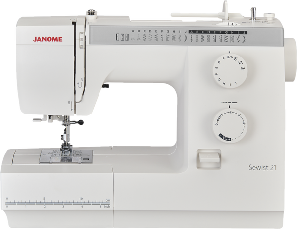 Janome Sewist 21 – mechanische Nähmaschine für Einsteiger & Hobbynäher