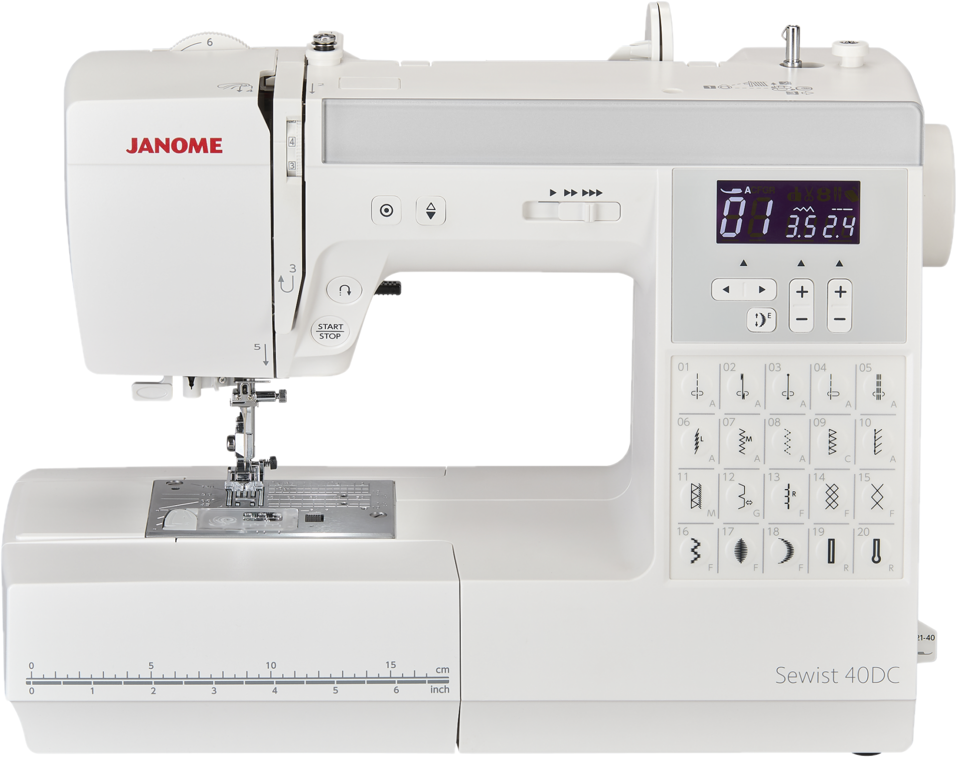 Janome Sewist 40DC – komfortable Computernähmaschine für Alltag & Kreativität
