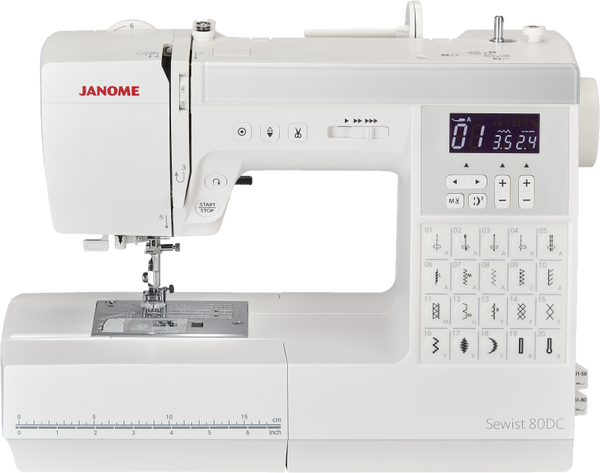 Janome Sewist 80DC – Komfortable Computernähmaschine für höchste Ansprüche!