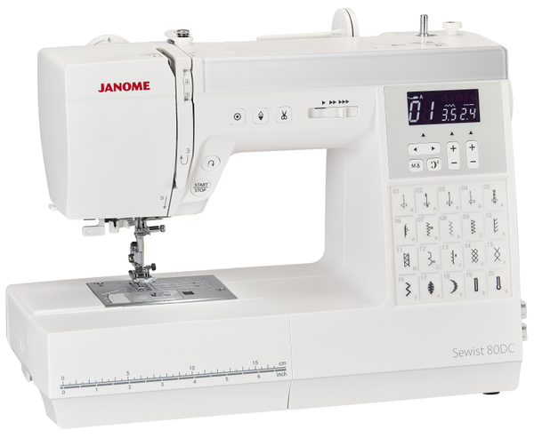 Janome Sewist 80DC – Komfortable Computernähmaschine für höchste Ansprüche!