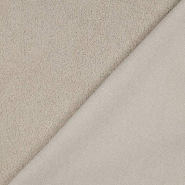Teddyfleece Doubleface Hellbeige