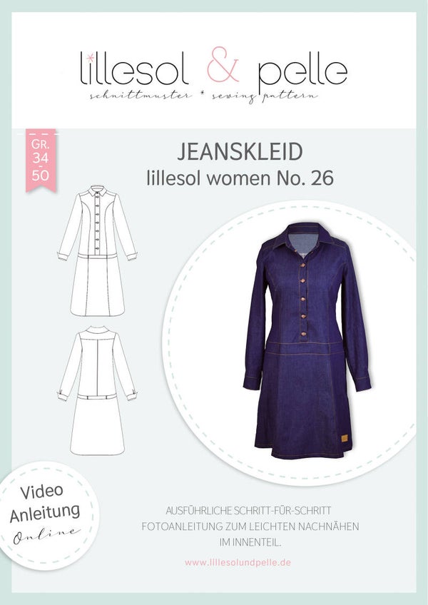 Lillesol Schnittmuster Jeanskleid women No.26