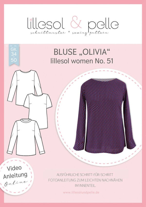Lillesol Schnittmuster Bluse "Olivia" women No. 51