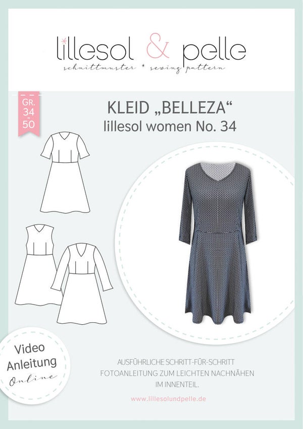 LIllesol Schnittmuster Kleid "Belleza" women No.34