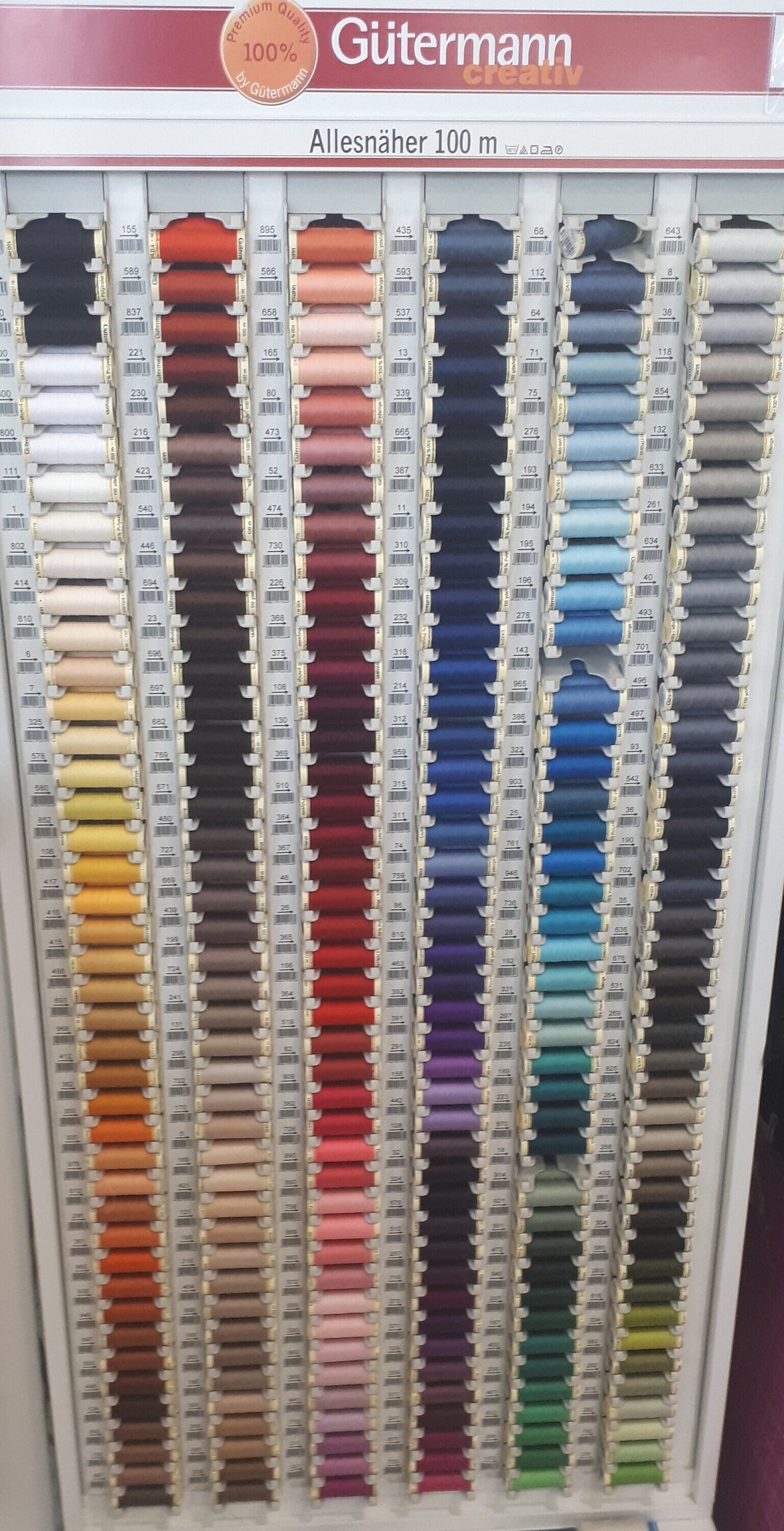 Gütermann Allesnäher 100m oder 200 m in der passenden Farbe zu Deinem Stoff