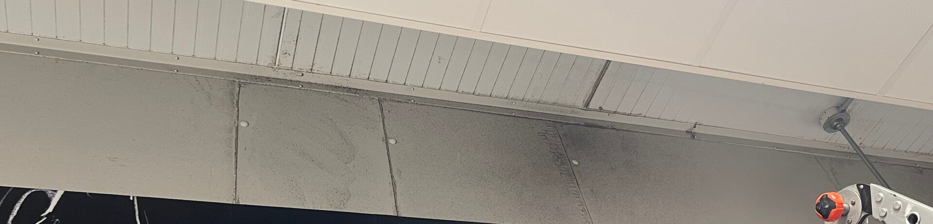Before‑and‑after industrial cleaning showing grime‑covered surfaces restored to spotless, sanitized condition with professional deep‑cleaning results.